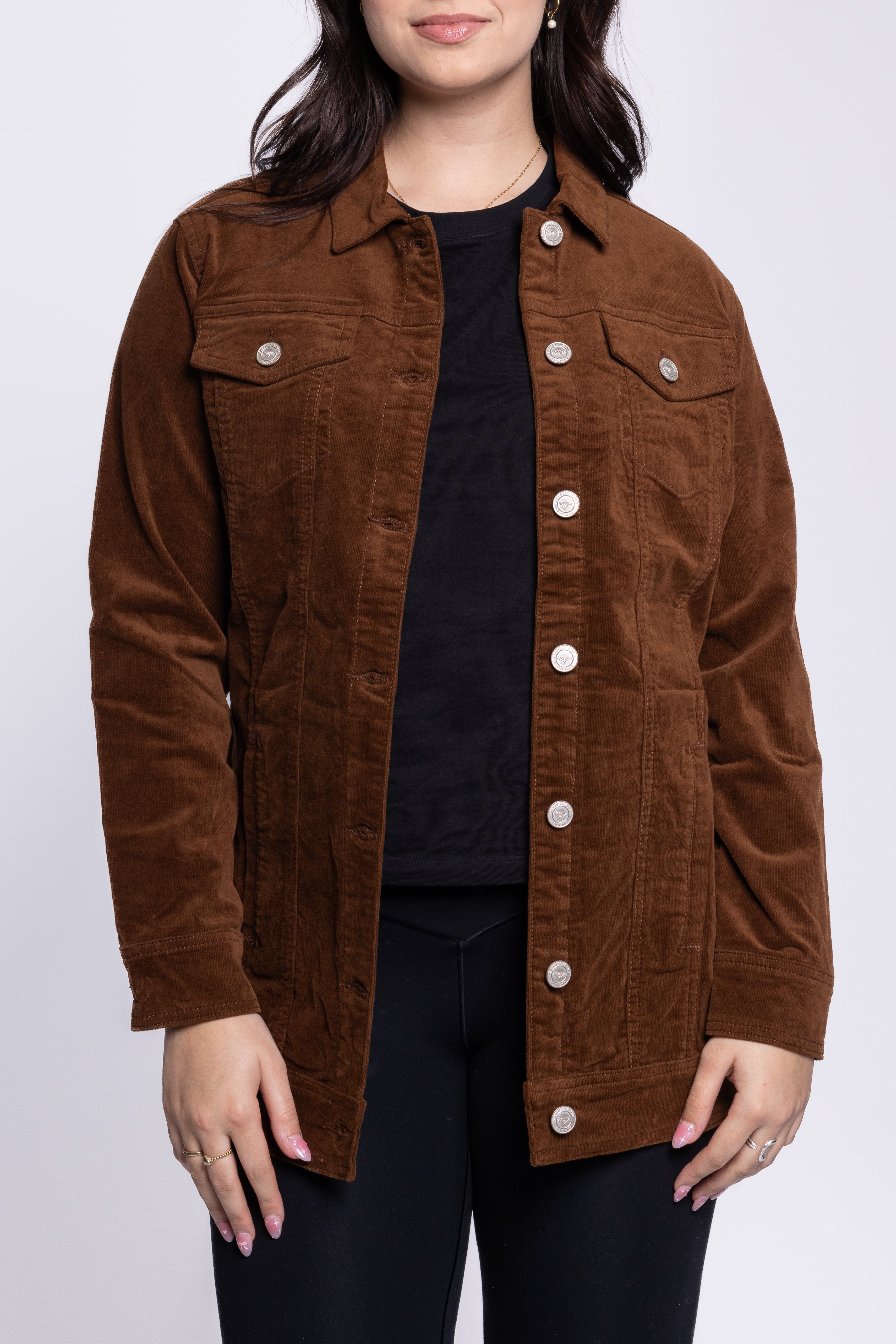 Long Jacket in Corduroy